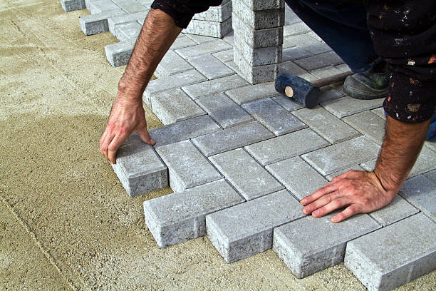 Residential Paver Driveway in Cabin John, MD